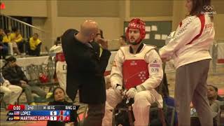 Taekwondo US Open 2018 Steven LopezUSA vs Raul MartinezESP [upl. by Hehre603]