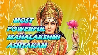 Most Powerful Mahalakshmi Ashtakam [upl. by Mohorva206]