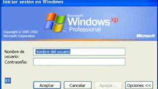 COMO ENTRA A UNA COMPUTADOR WINDOWS XP SIN CONTRASEÑA [upl. by Anotal672]