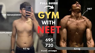 How I Built This Physique 💪 AND Cracked NEET 🏆 in 1 year – Did Gym Help Me Score Better 📚 [upl. by Ayimat]