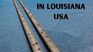 Worlds Longest Bridge Over Water Lake Pontchartrain Causeway [upl. by Kuhlman]