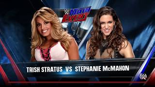 WWE 2K16  Trish Stratus vs Stephanie Mcmahon Dress match [upl. by Brookhouse]