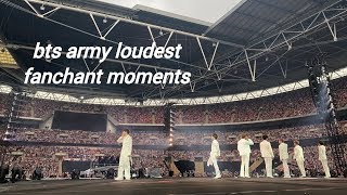 BTS army loudest fanchant moments [upl. by Nac]