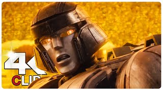 Optimus Prime amp Megatron Miners Race Scene  TRANSFORMERS ONE NEW 2024 Movie CLIP 4K [upl. by Assillim]