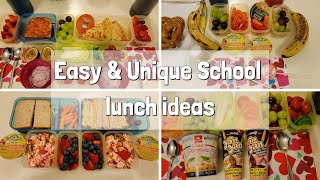 Easy School Lunch Ideas  5 school lunch ideas for kids [upl. by Beka]