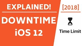 Downtime  iOS 12 Feature Explained 2018 [upl. by Eveneg383]