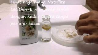 Nutrilite Lecithin E Product Demo [upl. by Caz607]