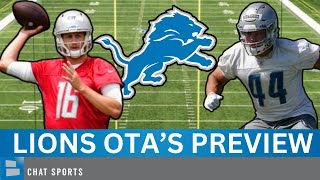 Lions News and Rumors Position Battles To Watch During Detroit Lions OTA’s Ft Terrion Arnold [upl. by Bertold26]