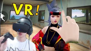 playing FREE FIRE in VR first person to do it i think xD [upl. by Esela]