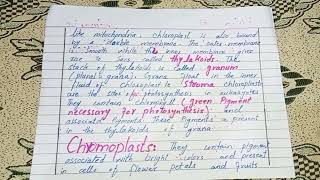 CELLULAR STRUCTURES AND FUNCTIONS  PLASTIDS  MATRIC PART 1 BIOLOGY CH 4  9TH BIOLOGY URDU LECTURE [upl. by Avivah167]