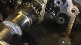 How to Replace the Timing Chain and Tensioner Guides on Nissan 40L Motor [upl. by Trev587]