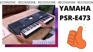 Tastiera YAMAHA PSR E473  Recensione [upl. by Mourant]