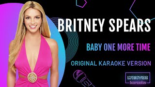 Britney Spears  Baby One More Time with backing vocals KaraokeLyrics [upl. by Xanthus]