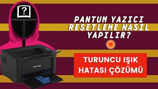 pantum P2500 Turuncu Işık Hatası Çözümü Toner Chip reset Pantum firmware Fix [upl. by Carvey469]