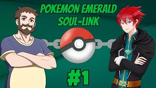 A Chaotic Start  Pokemon Emerald Soul Link w FriendlyDM2  Part 1 [upl. by Enywad834]