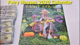 Fairy Houses 2020 Wall Calendar Flip Through by Sally J Smith [upl. by Anivlis]