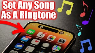 How to Set Any Song as iPhone Ringtone Free and No Computer [upl. by Akiras]