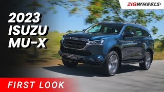 2023 Isuzu muX LSE 4x4 First Look  ZigwheelsPh [upl. by Milinda]