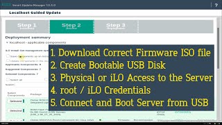 Interactive Firmware Upgrade HPE Proliant DL380 Gen10 StepbyStep Guide [upl. by Dzoba468]