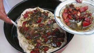 Za3tar Mana2eesh مناقيش زعتر  Zaatar on bread dough [upl. by Marget]