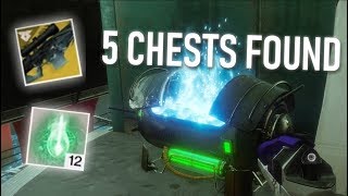 ALL 5 HIDDEN CHESTS IN THE SPINDLE SECRET MISSION  Destiny 2 [upl. by Home]