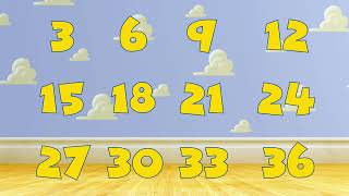 Three Times Table Song Youve Got a Friend In Me from Toy Story [upl. by Irrac]