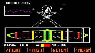 Undertale Neutral  Mettaton EX Boss Fight [upl. by Elvina]