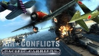 Air Conflicts Pacific Carriers Gameplay PC HD [upl. by Inalak841]