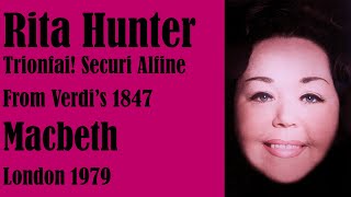 Rita Hunter sings a sustained and unwritten D6 in Trionfai Securi Alfine  London 1979 [upl. by Feirahs883]