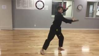 Hamahiga no Tonfa Nick Cerios Kenpo Karate [upl. by Eatnahc]