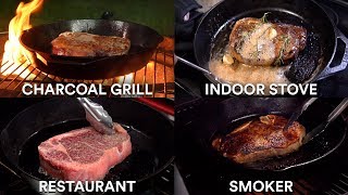 How to Prepare the Perfect Steak  Cast Iron vs Grilling [upl. by Ellebyam627]