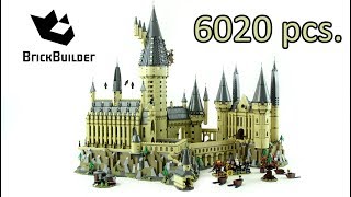 Lego Hogwarts Castle  Second Biggest set Ever 6020  Harry Potter 71043  Lego Speed Build [upl. by Tedra421]