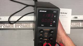 Demo  SNAN DC Power Supply Variable 30V 5A Adjustable [upl. by Vitale]