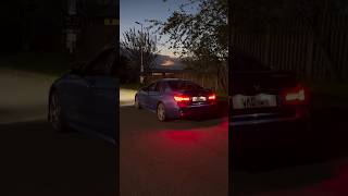 BMW F30 320d epic exhaust sound holidayswithshorts downpipe [upl. by Anelem674]