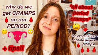 why do we get CRAMPS on our period  the explanation behind period cramps  TIPS [upl. by Eachern]