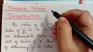 interpolation  introduction  methods of interpolation  numerical methods [upl. by Finbur938]