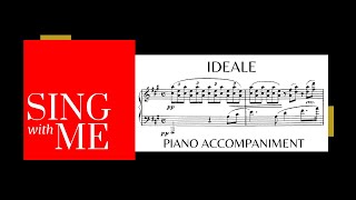 Ideale  Tosti  Accompaniment high voices [upl. by Keil]