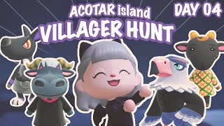 FINDING VELARIS DREAMIES  Campsite REVEAL  Villager Hunt DAY 04 ACOTAR Island  Animal Crossing [upl. by Airetak124]