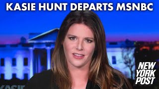 Kasie Hunt announces she’s leaving MSNBC  New York Post [upl. by Dugas]