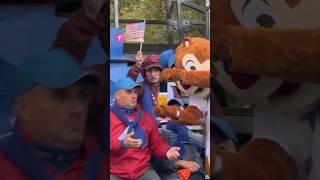 Mascot Teaches a Lesson to Rude Fan with a Beer Splash shorts [upl. by Princess]