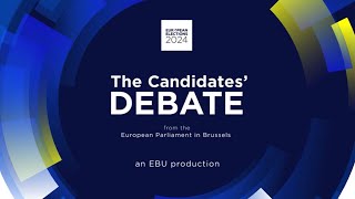 Debate em direto Candidatos à presidência da Comissão Europeia  Eleições 2024 [upl. by Hadihsar]