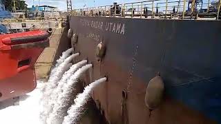 Graving dock PT daya radar utama unit Lampung [upl. by Spitzer]