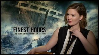 The Finest Hours cast interviews [upl. by Ettenoj]