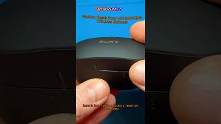 How to Factory Reset Sony WF1000XM4 Wireless Earbuds  pairing  battery drain  power issues [upl. by Liam]