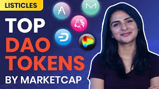 Top 5 DAO Tokens To Watch Out For in 2022 I By Market Capitalization in Hindi [upl. by Ynohta875]