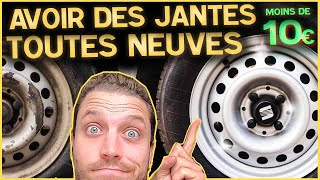 19 REPEINDRE SES JANTES FACILEMENT vidéo déjantée   fourgon aménagé voiture rénovation DIY [upl. by Modestia]