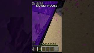 Safest house in minecraft minecraft [upl. by Janeen]