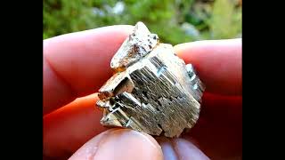 Pyrite mineral specimen from the Madan ore field in Bulgaria [upl. by Aimak]