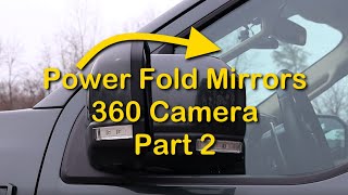 F150 Power Fold Mirrors amp 360 Camera Install Part 2 [upl. by Suolevram]