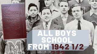 Yearbook from 1942 and a half Dupont Manual High Boy School Flip Through Louisville Kentucky [upl. by Lenette]